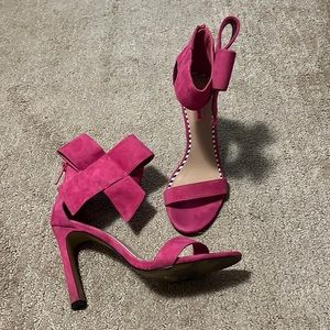 Betsey Johnson Pink Bow Heels